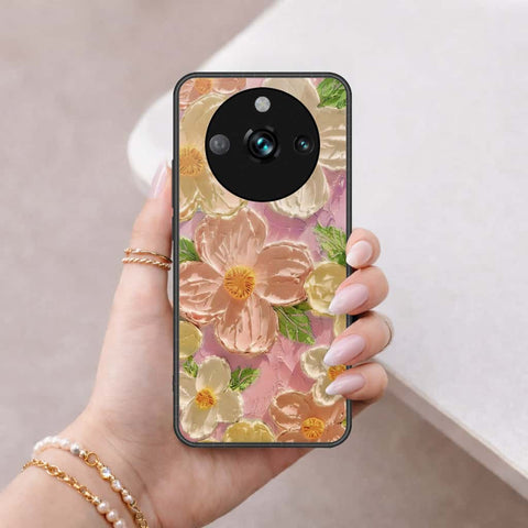 Realme 11 Pro Plus Cover - Floral Series 4 - HQ Ultra Shine Premium Infinity Glass Soft Silicon Borders Case