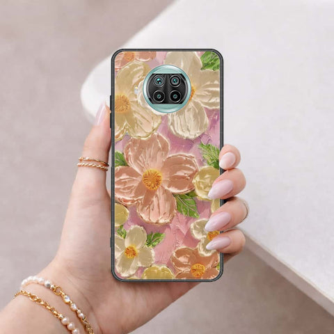 Xiaomi Redmi Note 9 Pro 5G Cover - Floral Series 4 - HQ Ultra Shine Premium Infinity Glass Soft Silicon Borders Case