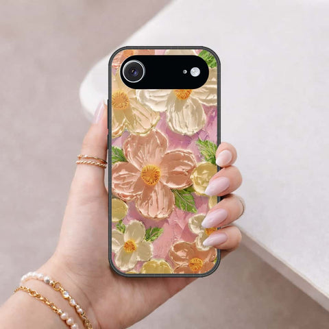 iPhone 17 Air - Floral Series 4 - HQ Ultra Shine Premium Infinity Glass Soft Silicon Borders Case