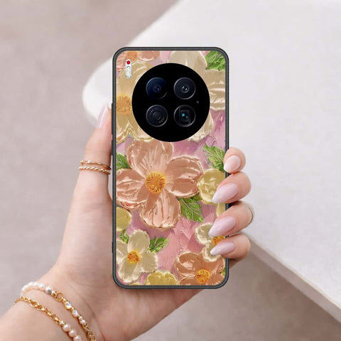 Tecno Camon 40 Premier 5G Cover - Floral Series 4 - HQ Ultra Shine Premium Infinity Glass Soft Silicon Borders Case
