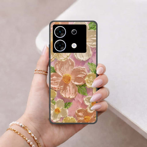 Infinix Zero 30 5G Cover - Floral Series 4 - HQ Ultra Shine Premium Infinity Glass Soft Silicon Borders Case