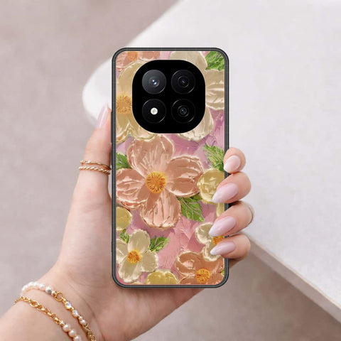 Xiaomi Poco X7 Cover - Floral Series 4 - HQ Ultra Shine Premium Infinity Glass Soft Silicon Borders Case