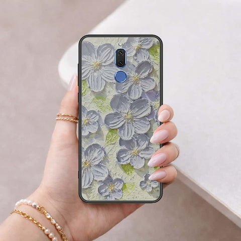Huawei Mate 10 Lite Cover - Floral Series 4 - HQ Ultra Shine Premium Infinity Glass Soft Silicon Borders Case