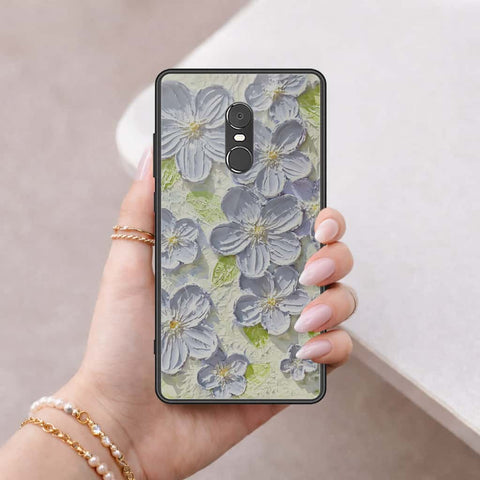 Xiaomi Redmi Note 4 / 4X Cover - Floral Series 4 - HQ Ultra Shine Premium Infinity Glass Soft Silicon Borders Case