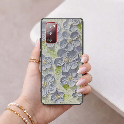 Samsung Galaxy S20 FE Cover - Floral Series 4 - HQ Ultra Shine Premium Infinity Glass Soft Silicon Borders Case