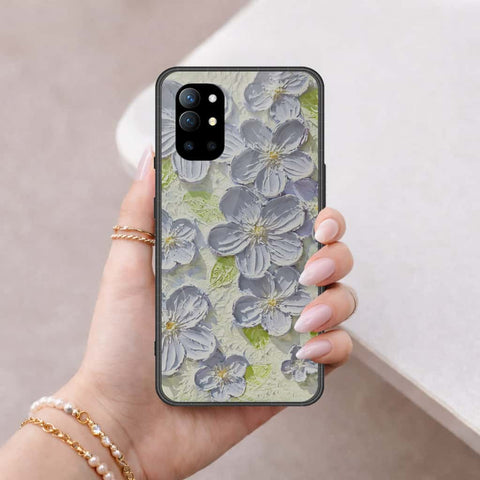 OnePlus 9R Cover - Floral Series 4 - HQ Ultra Shine Premium Infinity Glass Soft Silicon Borders Case