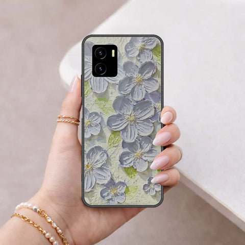 Vivo iQOO U5x Cover - Floral Series 4 - HQ Ultra Shine Premium Infinity Glass Soft Silicon Borders Case