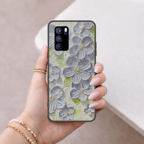 Oppo Reno 6 Pro 5G Cover - Floral Series 4 - HQ Ultra Shine Premium Infinity Glass Soft Silicon Borders Case