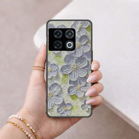 OnePlus 10 Pro Cover - Floral Series 4 - HQ Ultra Shine Premium Infinity Glass Soft Silicon Borders Case