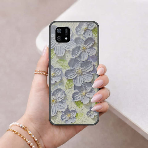 Oppo A16e Cover - Floral Series 4 - HQ Ultra Shine Premium Infinity Glass Soft Silicon Borders Case