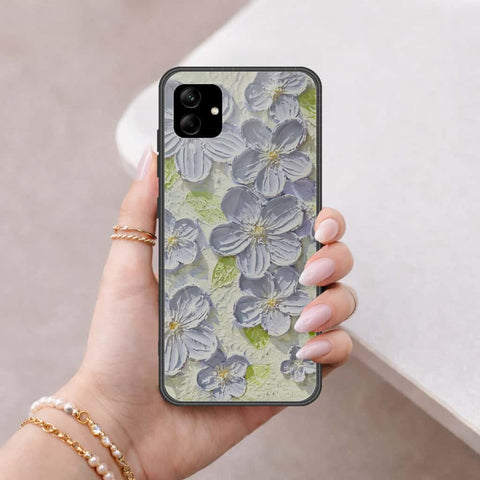 Samsung Galaxy F17 Cover - Floral Series 4 - HQ Ultra Shine Premium Infinity Glass Soft Silicon Borders Case