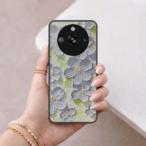 Realme 11 Pro Cover - Floral Series 4 - HQ Ultra Shine Premium Infinity Glass Soft Silicon Borders Case
