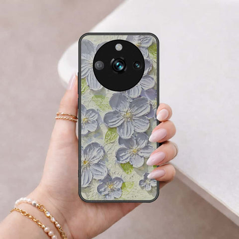 Realme 11 Pro Plus Cover - Floral Series 4 - HQ Ultra Shine Premium Infinity Glass Soft Silicon Borders Case