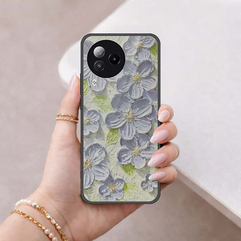 Xiaomi Civi 3 Cover - Floral Series 4 - HQ Ultra Shine Premium Infinity Glass Soft Silicon Borders Case