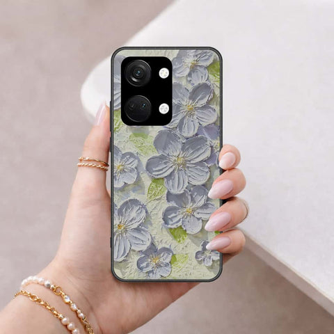 OnePlus Nord 3 Cover - Floral Series 4 - HQ Ultra Shine Premium Infinity Glass Soft Silicon Borders Case