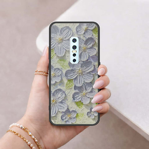 Vivo V17 Pro Cover - Floral Series 4 - HQ Ultra Shine Premium Infinity Glass Soft Silicon Borders Case