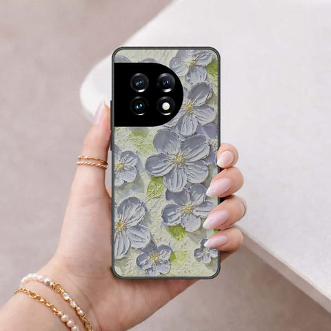 OnePlus Ace 2 Pro Cover - Floral Series 4 - HQ Ultra Shine Premium Infinity Glass Soft Silicon Borders Case