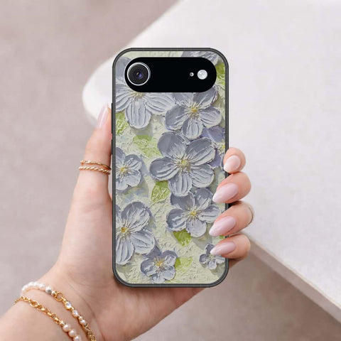 iPhone 17 Air - Floral Series 4 - HQ Ultra Shine Premium Infinity Glass Soft Silicon Borders Case