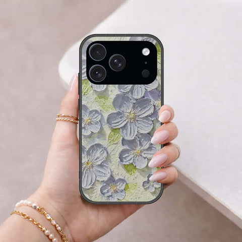 iPhone 17 Pro Max - Floral Series 4 - HQ Ultra Shine Premium Infinity Glass Soft Silicon Borders Case