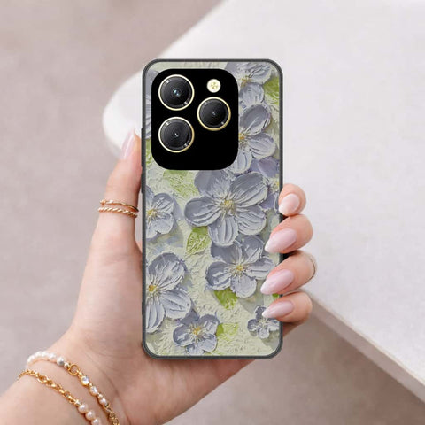Tecno Spark 20 Pro Cover - Floral Series 4 - HQ Ultra Shine Premium Infinity Glass Soft Silicon Borders Case