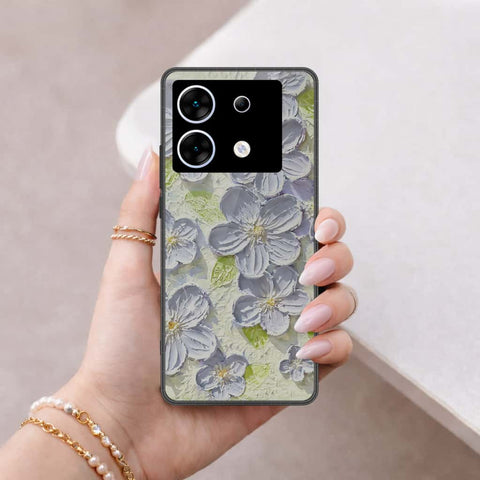 Infinix Zero 30 5G Cover - Floral Series 4 - HQ Ultra Shine Premium Infinity Glass Soft Silicon Borders Case