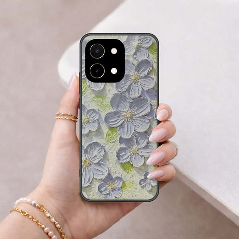 Vivo Y28 4G Cover - Floral Series 4 - HQ Ultra Shine Premium Infinity Glass Soft Silicon Borders Case