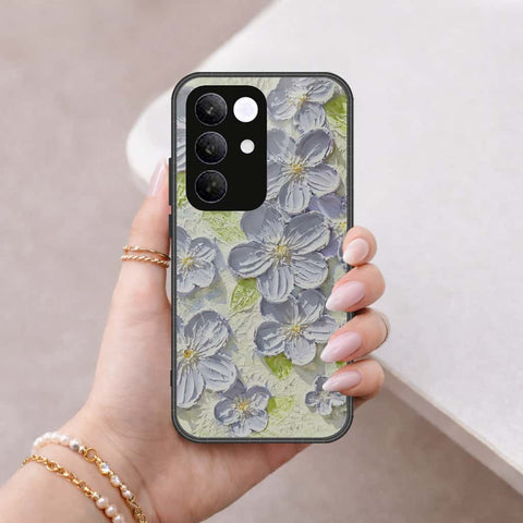 Realme C85 Pro Cover - Floral Series 4 - HQ Ultra Shine Premium Infinity Glass Soft Silicon Borders Case