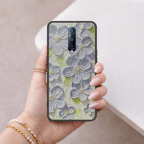 Oppo R17 Pro Cover - Floral Series 4 - HQ Ultra Shine Premium Infinity Glass Soft Silicon Borders Case