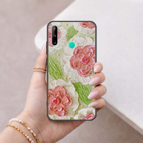 Honor 9C Cover - Floral Series 4 - HQ Ultra Shine Premium Infinity Glass Soft Silicon Borders Case