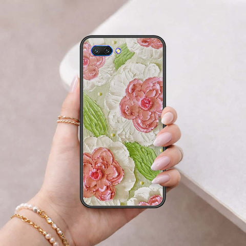 Huawei Honor 10 Cover - Floral Series 4 - HQ Ultra Shine Premium Infinity Glass Soft Silicon Borders Case