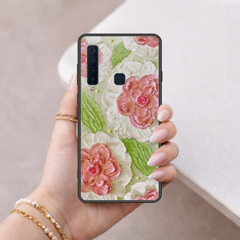 Samsung Galaxy A9 Star Pro Cover - Floral Series 4 - HQ Ultra Shine Premium Infinity Glass Soft Silicon Borders Case