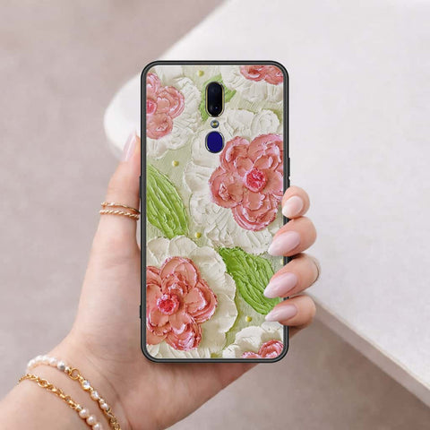 Oppo A9 / A9x Cover - Floral Series 4 - HQ Ultra Shine Premium Infinity Glass Soft Silicon Borders Case