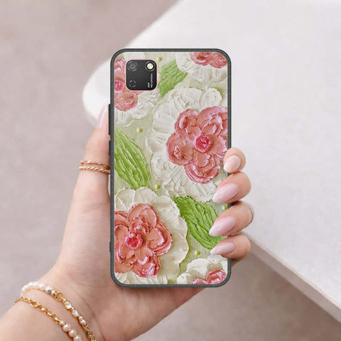 Honor 9S Cover - Floral Series 4 - HQ Ultra Shine Premium Infinity Glass Soft Silicon Borders Case
