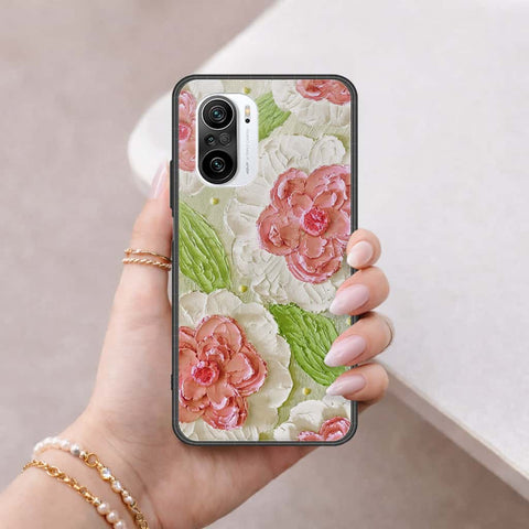 Xiaomi Mi 11X Pro Cover - Floral Series 4 - HQ Ultra Shine Premium Infinity Glass Soft Silicon Borders Case