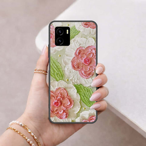 Vivo iQOO U5x Cover - Floral Series 4 - HQ Ultra Shine Premium Infinity Glass Soft Silicon Borders Case