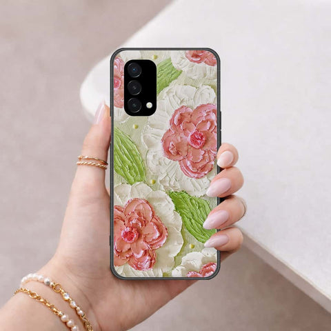 OnePlus Nord N200 5G Cover - Floral Series 4 - HQ Ultra Shine Premium Infinity Glass Soft Silicon Borders Case