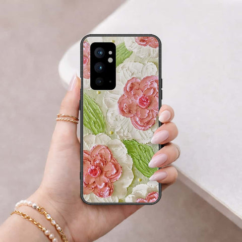 OnePlus 9RT 5G Cover - Floral Series 4 - HQ Ultra Shine Premium Infinity Glass Soft Silicon Borders Case