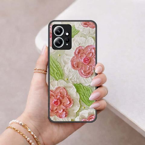 Xiaomi Redmi Note 12 4G Cover - Floral Series 4 - HQ Ultra Shine Premium Infinity Glass Soft Silicon Borders Case