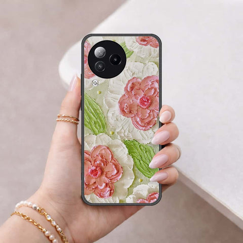 Xiaomi Civi 3 Cover - Floral Series 4 - HQ Ultra Shine Premium Infinity Glass Soft Silicon Borders Case