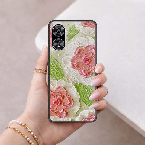 Oppo A97 5G Cover - Floral Series 4 - HQ Ultra Shine Premium Infinity Glass Soft Silicon Borders Case