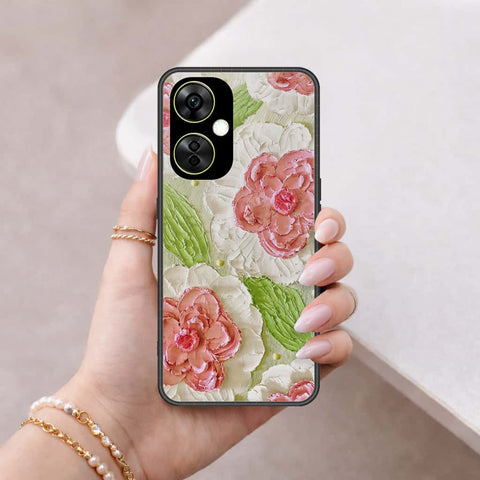 Oppo K11x Cover - Floral Series 4 - HQ Ultra Shine Premium Infinity Glass Soft Silicon Borders Case
