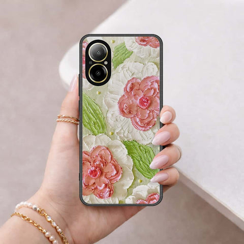 Realme C67 4G Cover - Floral Series 4 - HQ Ultra Shine Premium Infinity Glass Soft Silicon Borders Case