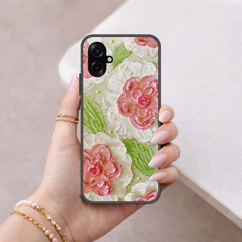 Samsung Galaxy A07 4G Cover - Floral Series 4 - HQ Ultra Shine Premium Infinity Glass Soft Silicon Borders Case