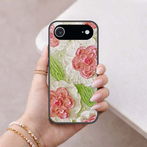 iPhone 17 Air - Floral Series 4 - HQ Ultra Shine Premium Infinity Glass Soft Silicon Borders Case