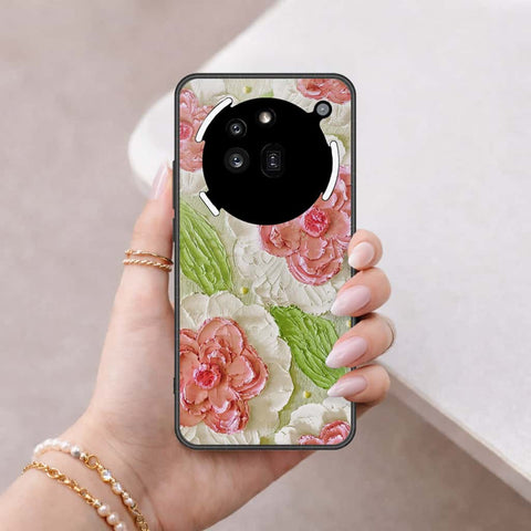 Nothing Phone 3a Pro Cover - Floral Series 4 - HQ Ultra Shine Premium Infinity Glass Soft Silicon Borders Case