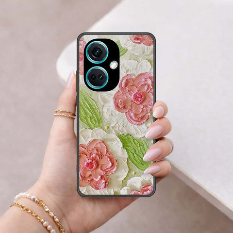 Oppo K11 Cover - Floral Series 4 - HQ Ultra Shine Premium Infinity Glass Soft Silicon Borders Case