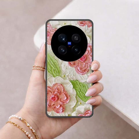 Vivo V7 Plus Cover - Floral Series 4 - HQ Ultra Shine Premium Infinity Glass Soft Silicon Borders Case