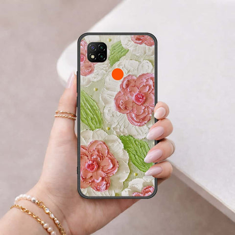Xiaomi Poco C31 Cover - Floral Series 4 - HQ Ultra Shine Premium Infinity Glass Soft Silicon Borders Case
