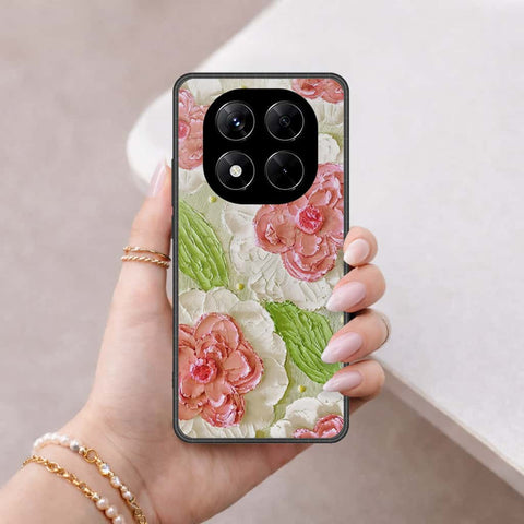 Xiaomi Redmi Note 14 Pro 4G Cover - Floral Series 4 - HQ Ultra Shine Premium Infinity Glass Soft Silicon Borders Case