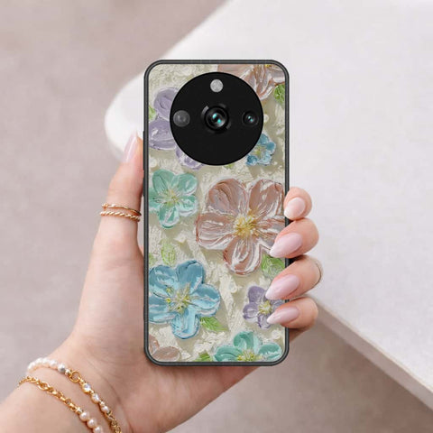 Realme 11 Pro Cover - Floral Series 4 - HQ Ultra Shine Premium Infinity Glass Soft Silicon Borders Case